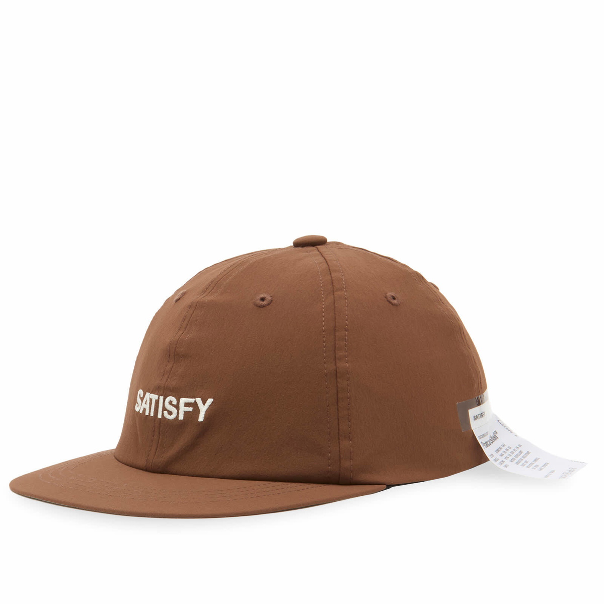 Satisfy Men's PeaceShell Running Cap in Brown 
