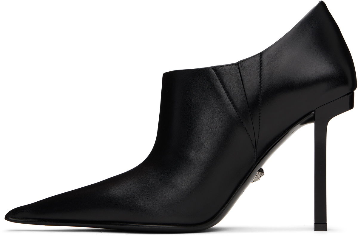 Versace Black Slice Ankle 105 Boots