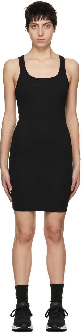 LACAUSA Black Mika Slip Dress LACAUSA