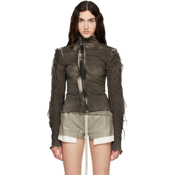 Photo: Rick Owens Brown Tower Gary Denim Jacket
