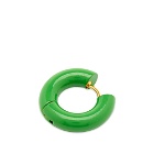 Timeless Pearly Men's Hoop Earring in Green