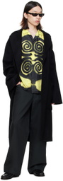 Nanushka Black & Yellow Bodil Shirt