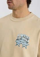 Amiri Championship Printed Cotton T-shirt Beige