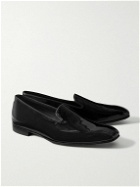Kingsman - George Cleverley Windsor Patent-Leather Loafers - Black