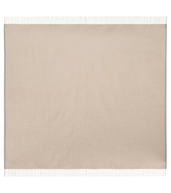 Photo: Brunello Cucinelli Fringed cashmere throw
