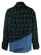 GREG LAUREN - Cotton Patchwork Shirt