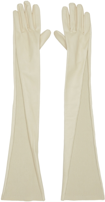Photo: Jil Sander Long Intarsio Gloves