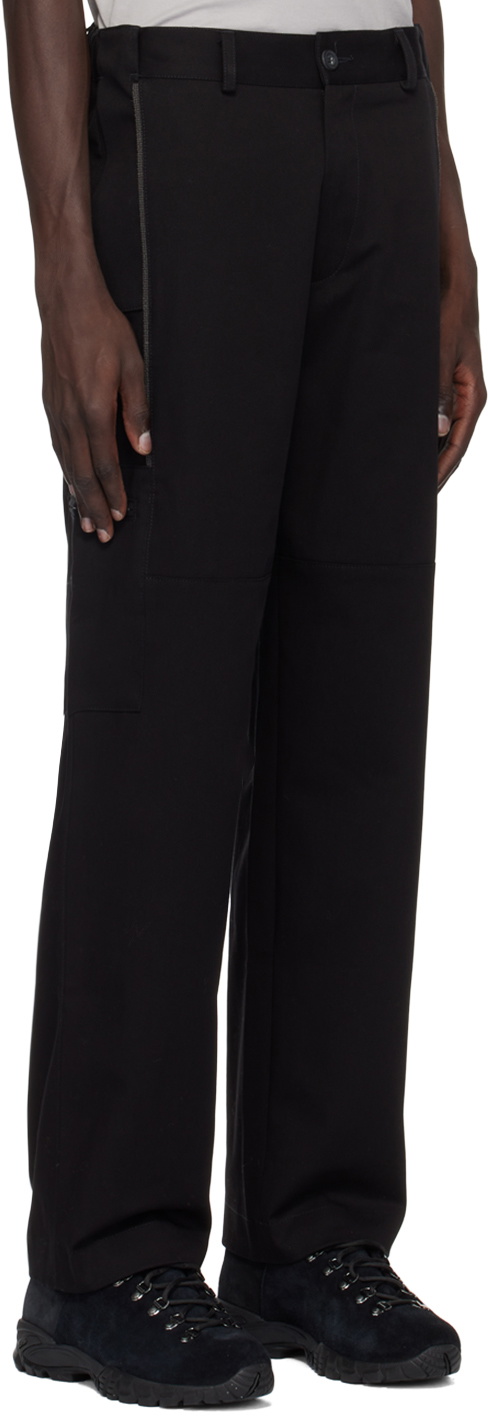 GR10K SSENSE Exclusive Black Piping Cargo Pants
