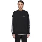 adidas Originals Black Lock Up Crew Sweatshirt