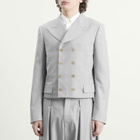 Comme des Garçons Homme Plus Men's Structured Jacket in Light Grey