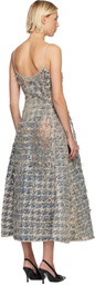 Diesel Blue De-Sweeney-Long-Fsh Maxi Dress