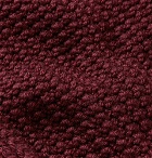 Lardini - Shawl-Collar Wool Cardigan - Burgundy