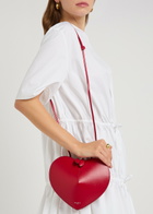 Alaïa Le Coeur Leather Cross-body bag - Red - One Size