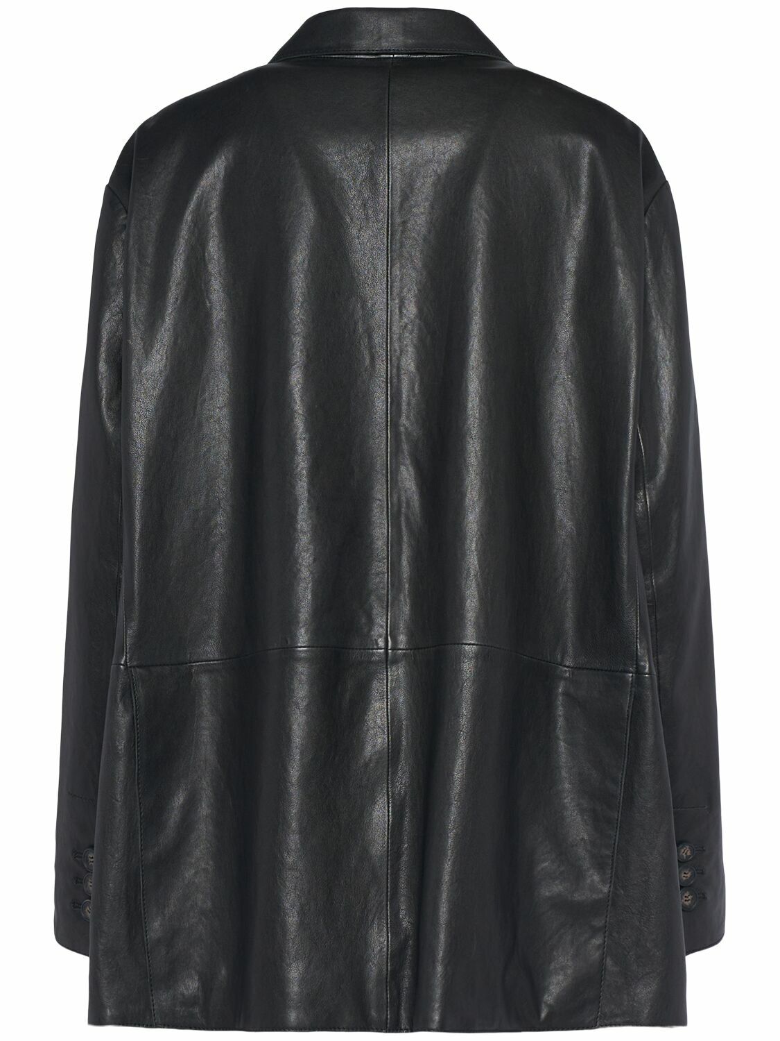 コート Max Mara GIRINO - Nappa leather over jacket Max Mara Girino Nappa Leather Over Jacket in Black | Lyst Canada
