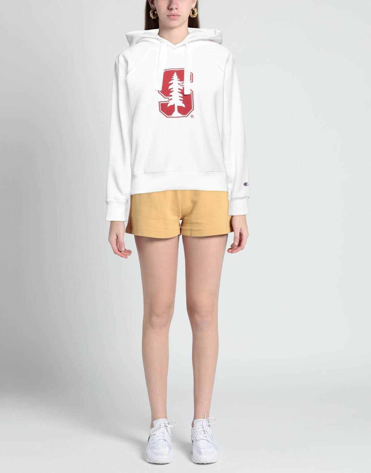 Champion Womens Sweatshirt in White