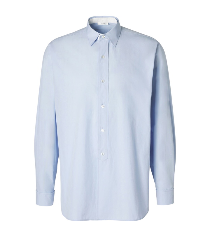 Photo: The Row Melchior cotton poplin shirt