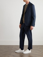 Officine Générale - Hoche Tapered Wool Suit Trousers - Blue