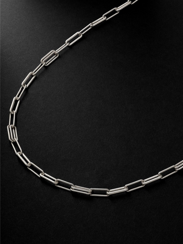 Photo: Spinelli Kilcollin - Elliptical Silver Chain Necklace