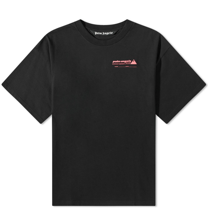 Photo: Palm Angels Men's PA Ski Club T-Shirt in Black/Multi
