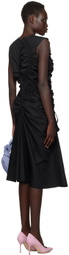 Renaissance Renaissance Black Kyra Midi Dress