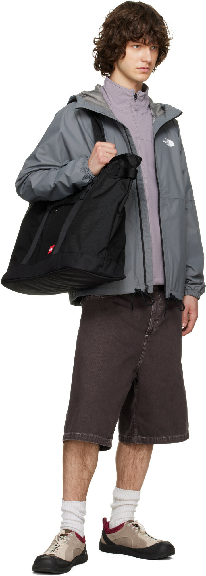 The North Face Black TNF Red Box Tote