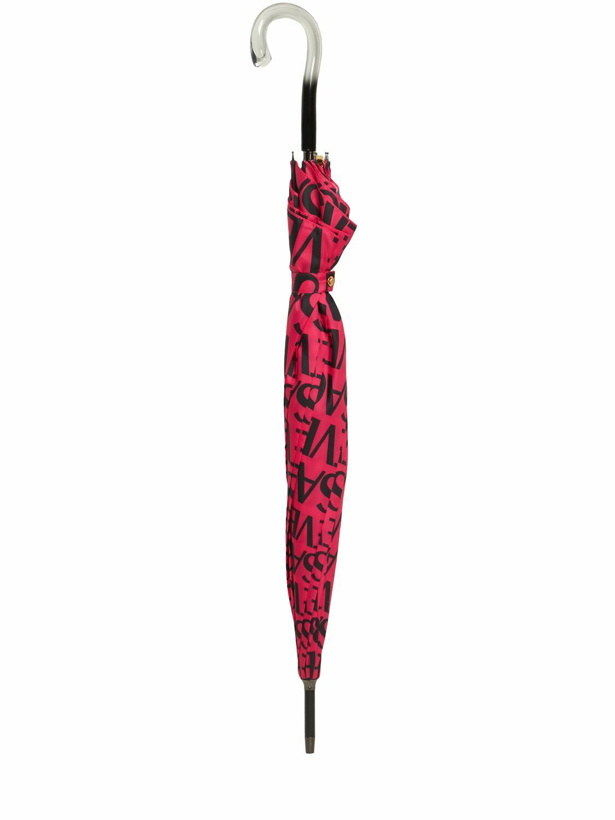 Photo: VERSACE - All Over Versace Logo Printed Umbrella