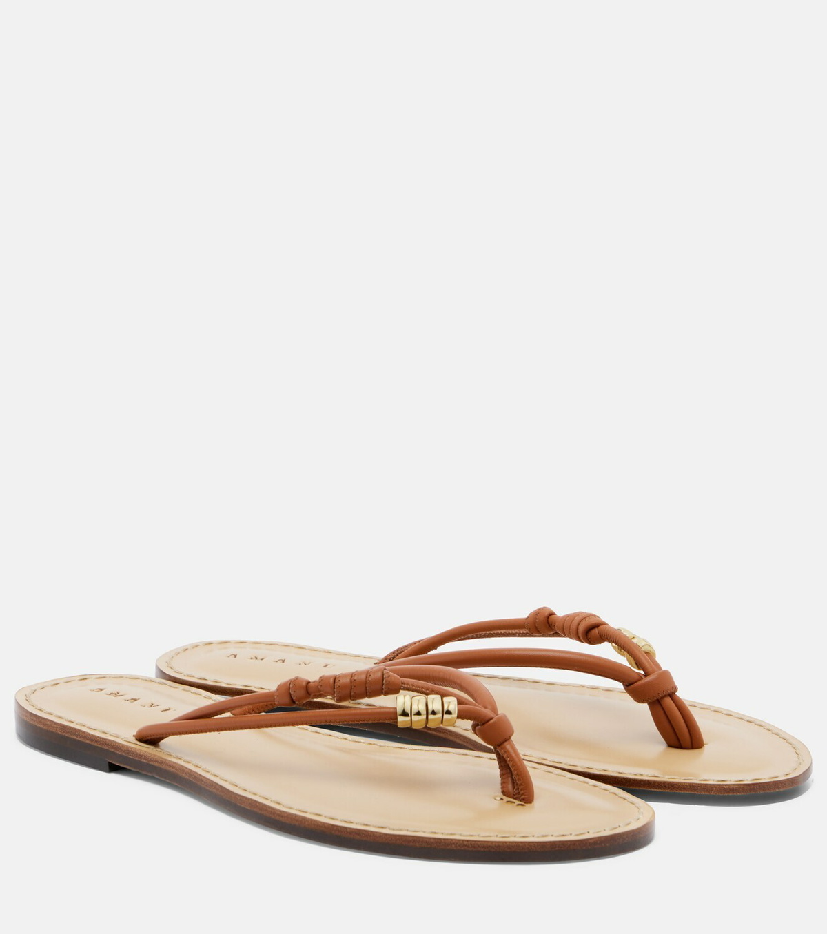Amanu Kiwayu leather thong sandals