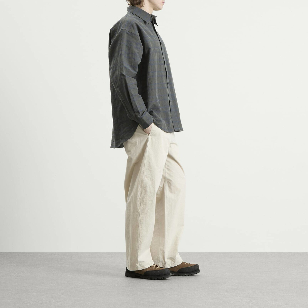Sage Nation Men's Mainichi Trouser in Ivory