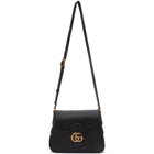 Gucci Black Small GG Dahlia Messenger Bag