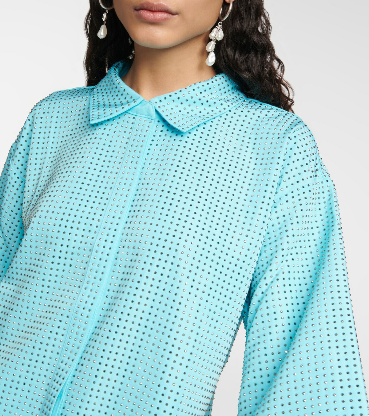 self portrait polka dot top