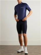 Café du Cycliste - Marinette Mesh-Panelled Cycling Bib Shorts - Blue