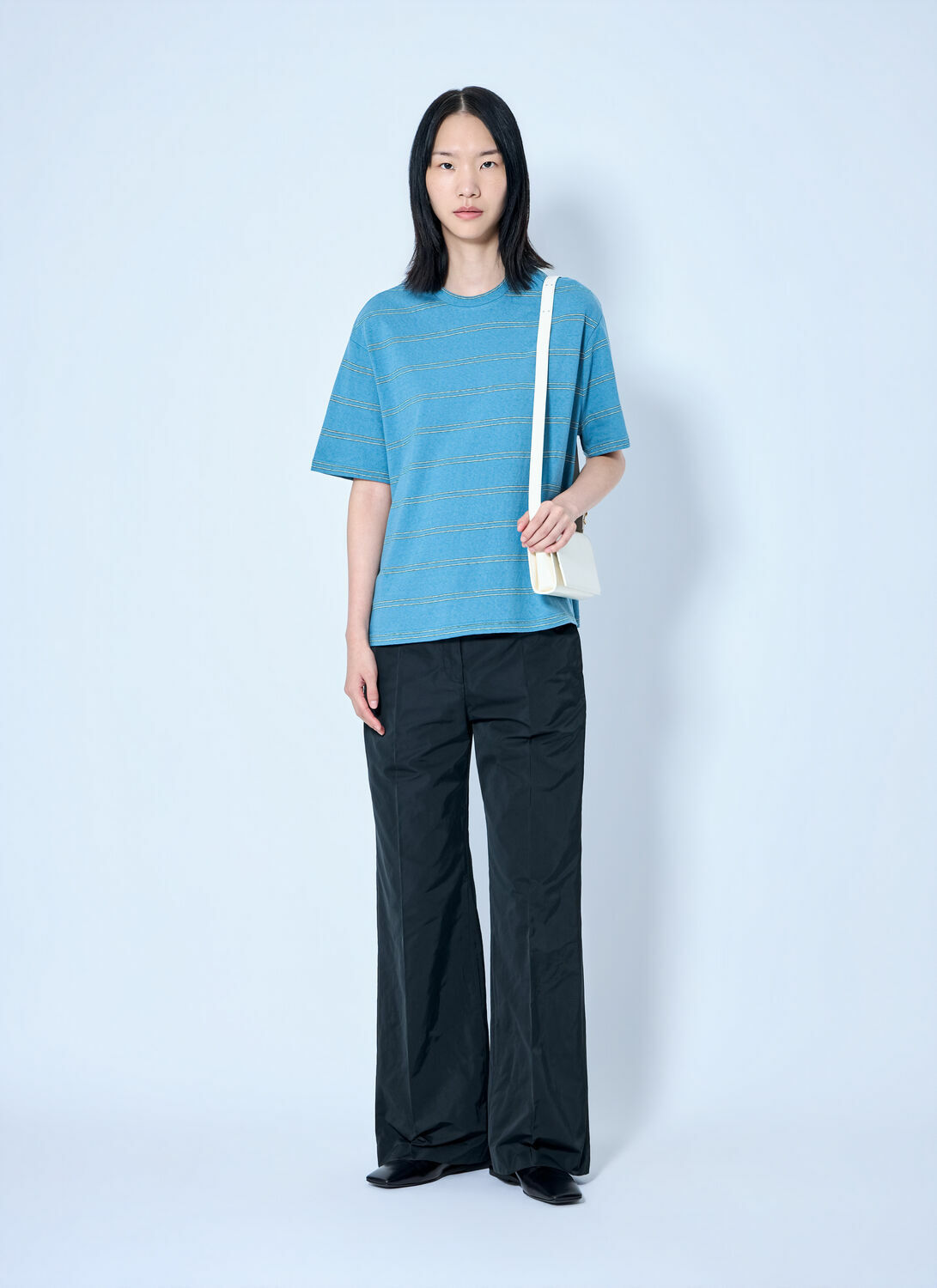 Jil Sander Striped Crewneck T-Shirt