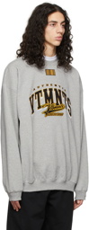 VTMNTS Grey & Gold College Sweatshirt