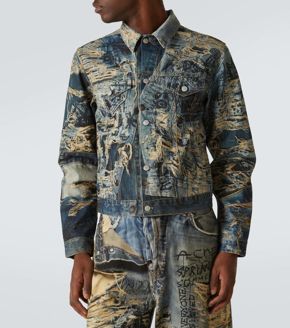 Acne Studios Trompe l'œil denim jacket Acne Studios