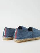 Orlebar Brown - Fleet Cotton-Terry Espadrilles - Blue