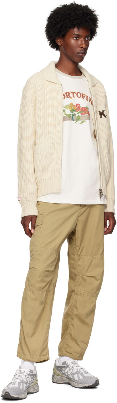 Kijun Beige Cowichan Zip Cardigan