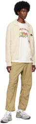 Kijun Beige Cowichan Zip Cardigan