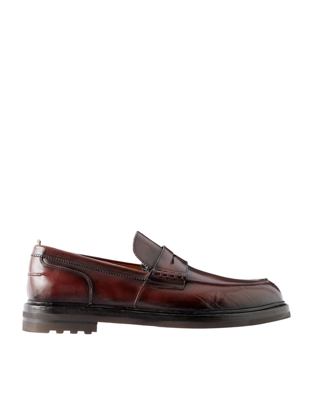Photo: Officine Creative - Sax Flexi 001 Leather Loafers - Burgundy