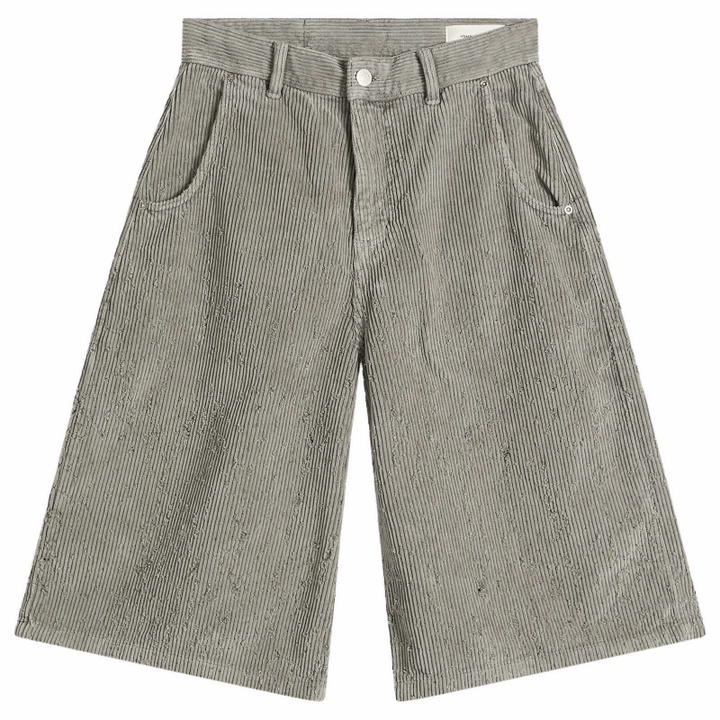 Photo: mfpen Women's Edition Cord Shorts in Taupe Punch Out