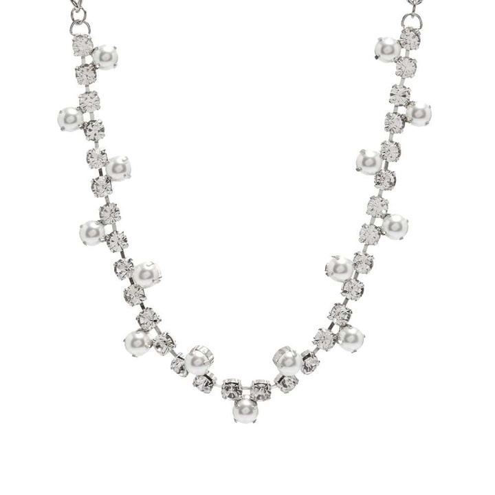 Photo: Area NYC Pearl & Crystal Choker Necklace