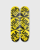 The Skateroom Robert Indiana Usa 666 Black/Yellow Home Deco