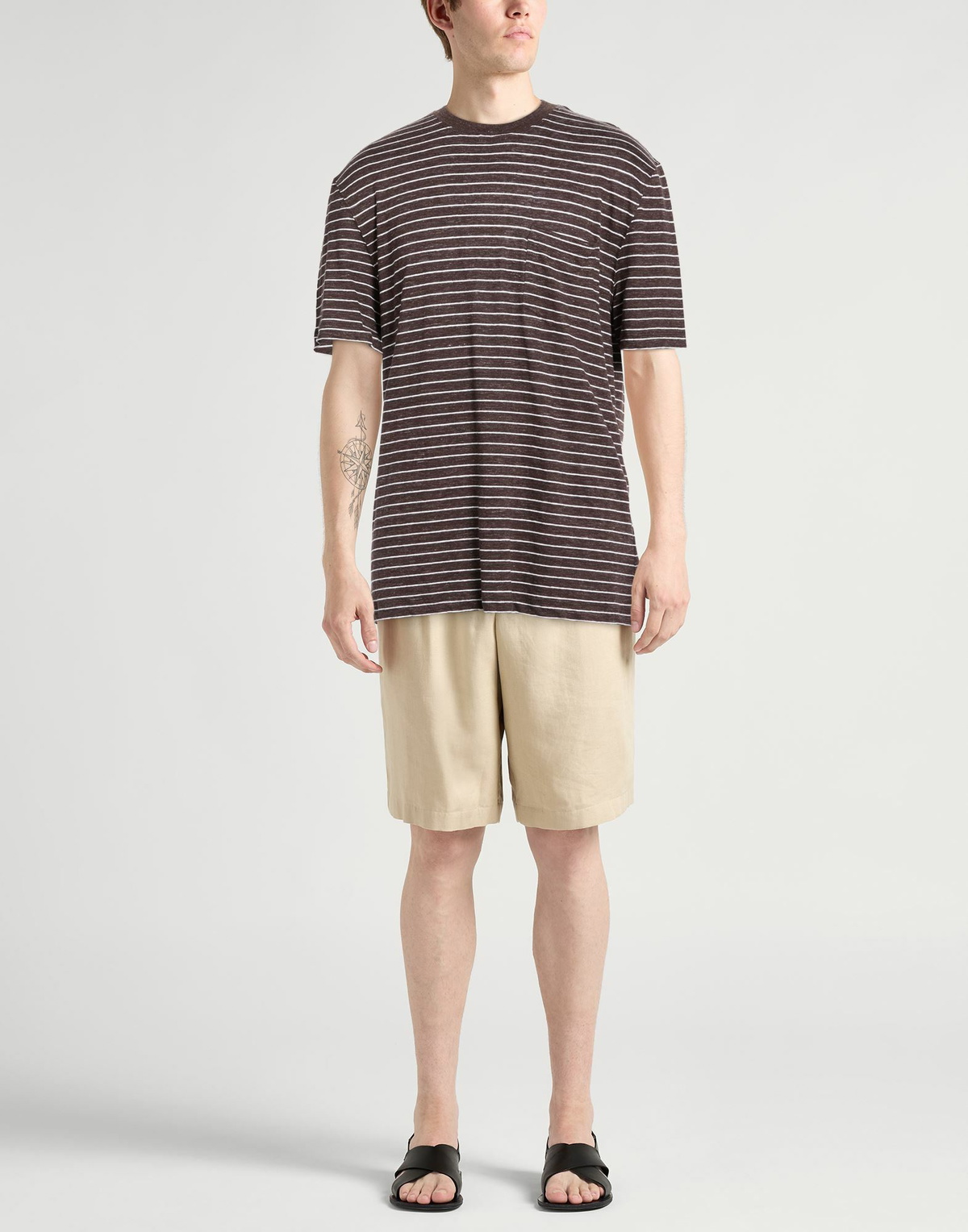 Brunello Cucinelli Mens T-shirt Dark in Brown
