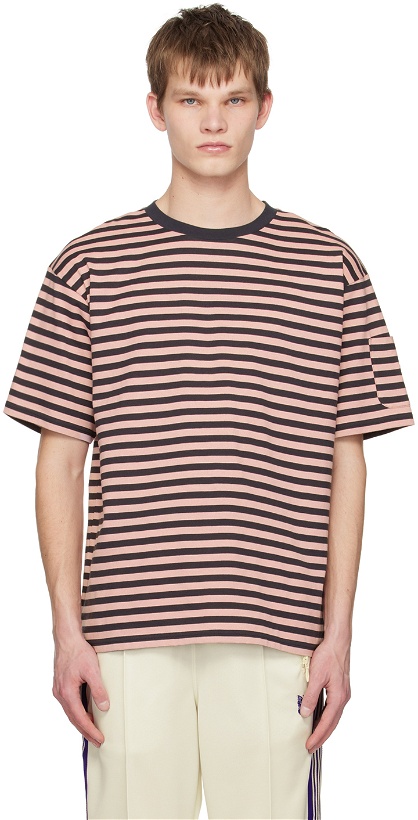 Photo: NEEDLES Pink Stripe T-Shirt