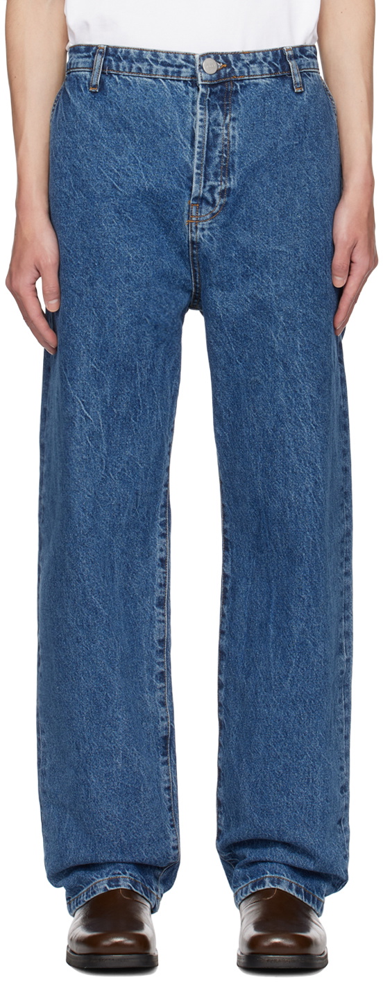 Róhe Blue Tapered Leg Jeans