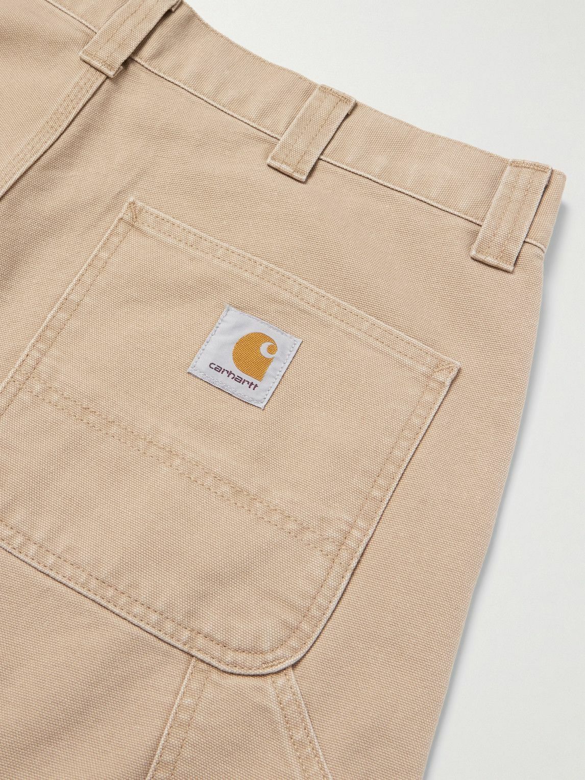 Carhartt WIP - OG Single Knee Printed Straight-Leg Organic Cotton-Canvas Trousers - Neutrals