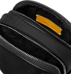Moncler - Leather-Trimmed Drill Messenger Bag - Black