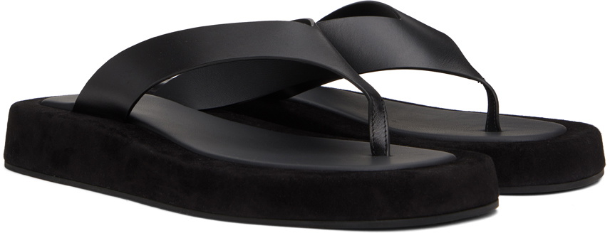 The Row Black Ginza Sandals The Row