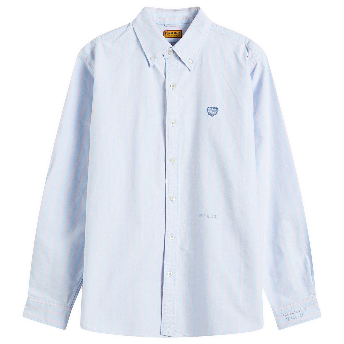 Human Made Multi Stripe Rugby Shirt in Yellow Human Made