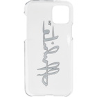 Off-White Transparent Logo iPhone 11 Pro Case