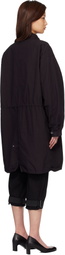 COOR Black Garment Dyed Fishtail Parka